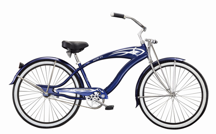 26 Bondo Blue Beach Lowrider Bicycle 